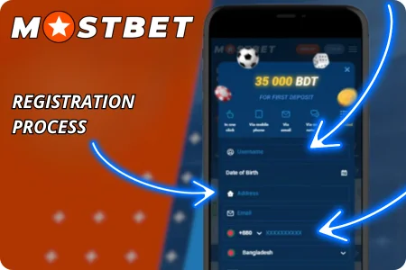 Mostbet app registration process
